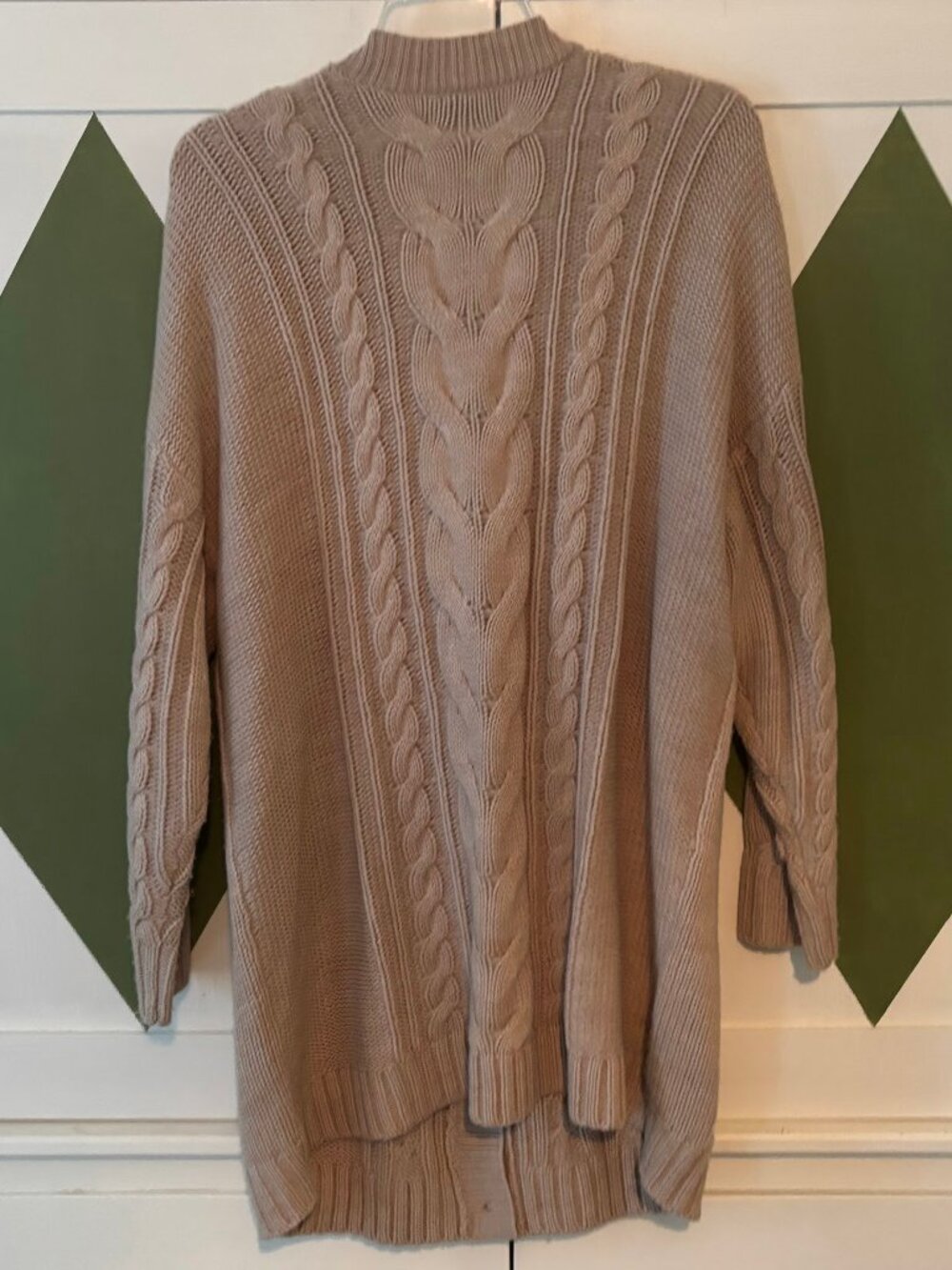 torrid Beige/Brown Chunky Knit Button-Down Cardigan - Picture 6 of 8